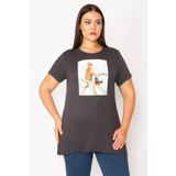 Şans 65N28863 Füme Kadın Bluz