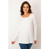 Şans 65N34238 Beyaz Kadın Bluz