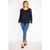 Şans 65N35217 Lacivert Kadın Bluz