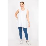Şans 65N35950 Beyaz Kadın Bluz