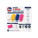 Sanse ® 4'LÜ ÇİZGİ TAŞI SETİ HER KUMAŞTA NET ÇİZGİ!