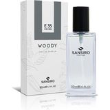 Sansiro E-35 50 ml Erkek Parfüm EDP Odunsu Koku Tüm Cilt Tiplerine Uygun