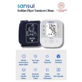 SANSUI HAFIZALI VE GENİŞ EKRANLI KOLDAN ÖLÇER TANSİYON ALETİ