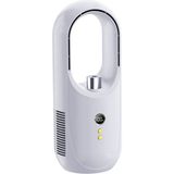 Sant Kuee Sprey Bladeless Öğrenci Yurdu Taşınabilir Fan Ofis Nemlendirici Masaüstü USB Şarj Edilebilir Masaüstü Vantilatör Ventilador (Yurt Dışından) - Beyaz