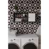 Santa 90 Cm Banyo Dolabı Üst Modülü Antrasit - Beyaz