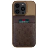 Santa Barbara Polo Racquet Club İphone 14 Pro Kılıf Cüzdanla Bitişik Pu Deri Standlı İçi Süet Hulda Kapak