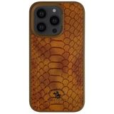 Santa Barbara Polo Racquet Club İphone 14 Pro Kılıf Pu Deri Timsah Tasarım Business Knight Kapak