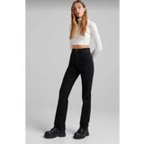 SANTA BELLA Asya X Siyah Straight Fit Jean Kadın Power Likra Kadın Yüksek Bel Toparlayıcı Kot Pantolon