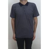 Santa Fistan Store Erkek Desenli Klasik Kesim Rahat Kalıp Tek Cepli Polo Yaka Tişört - Lacivert