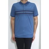 Santa Fistan Store Erkek Desenli Spor Kesim Rahat Kalıp Polo Yaka T-Shirt - Parlament Mavisi