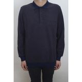 Santa Fistan Store Erkek Düz Klasik Kesim Rahat Kalıp Polo Yaka Pıtırcık Tek Cepli Kışlık Kazak - Kahverengi - 2XL
