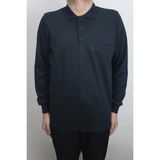 Santa Fistan Store Erkek Ince Çizgili Klasik Rahat Kalıp Polo Yaka Tek Cepli Kışlık Selanik Kazak - Haki Yeşil