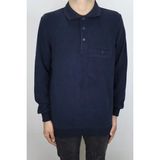 Santa Fistan Store Erkek Klasik Kesim Rahat Kalıp Tek Cepli Polo Yaka Kışlık Kazak - Lacivert
