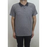 Santa Fistan Store Erkek Siyah Desenli Klasik Kesim Rahat Kalıp Tek Cepli Polo Yaka Tişört