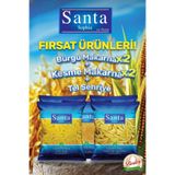 SANTA SOPHİA Glutensiz Makarna Paketi 400 gr 2 Adet Burgu - 2 Adet Kesme Makarna Ve 1 Adet Şehriye Paketi