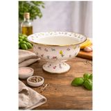 Santara ELEGANCE ACAR PETIT FLEUR COLLECTION EMAYE BÜYÜK MEYVELİK ÇAP 28CM YÜKSEKLİK 16CM