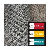 Santas 2.20 mm Tel Kalınlığı 7×7 cm Göz ( 100 cm -20METRE )Galvanizli Helezon Bahçe Çit Tel Örgü