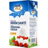 Şanti Mix 1 lt Bitkisel Sıvı Şanti Krema Şantisi Doğal Malzemelerle Hazırlanmış - 1 kg
