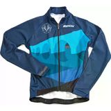 Santini Deep Winter Termal Erkek Kışlık Bisiklet Forması Richmond Cycles 9C216075DEEP Lacivert-S