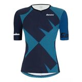 Santini Ironman Sleeved Tritop Kadın Triathlon Üst Forma 9I65ss00cupıo Water