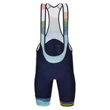 Santini Ucı World Cycling Championship Cloudscape Askılı Unisex Bisiklet Taytı Re1075fbcloud3wcg