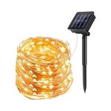 Santino (13 mt 110 LED 8 Modlu) Solar Güneş Enerjili Dış Bahçe Aydınlatma Su Geçirmez LED
