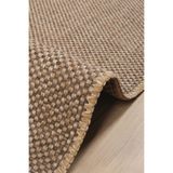 Santiva Home Bej Kahve Naturel Sisal Jüt Hasır Halı Yıkanabilir Kaymaz Taban Dokuma Makine Tozumaz