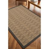 Santiva Home Monaliza Kahve Kumaş Biyeli Sisal Halı Hav Toz Vermez Kolay Temizlenir Robot Süpürgeye Uygun Jüt Halı Yolluk Hasır - Bej - Açık Kahve - 100 x 450 cm