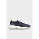 Santoni Logolu Sneaker Ayakkabı Erkek Ayakkabı MBIH21923BGBRVDNU61 - Lacivert