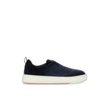 Santoni Logolu Süet Kalın Tabanlı Slip-On Sneaker Ayakkabı Erkek AYAKKABI MBCD21995BARTFEHU59