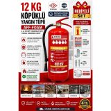 Santral 12 kg Foam Köpüklü Yangın Söndürme Tüpü