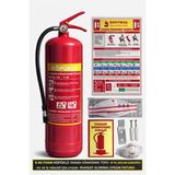 Santral 6 kg Foam Köpüklü Yangın Söndürme Tüpü 4 Yıl Garanti 3M N95 Maske Askı Aparatı kullanma talimatı ve fosforlu levha dahil TEKNE İÇİN ALMAYIN!!!