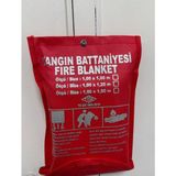 Santral Yangın Battaniyesi 100X150 1 kg Yangına Dayanıklı Özellikte Güvenli Kullanım