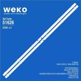 Sanyo 32Ce5100 32'' 2 Adet Tv Led Bar(Kopya) (Tvnizi Açıp İçindeki Led Barla Birebir Aynısı Olduğunu Görmeden Almayınız. Sonrasında İade