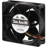 Sanyo 9GA0824A2001 ,80X32MM 24VDC 54-Cfm 3-Kablo Fan - 0 - Siyah
