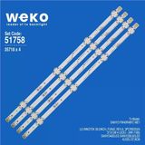 Sanyo Fw40r48fc Me1 40'' 4 Adet Tv Led Bar (Tvnizi Açıp İçindeki Led Barla Birebir Aynısı Olduğunu Görmeden Almayınız. Sonrasında İade Alm