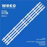 Sanyo Fw50d48f Ds1 50'' 4 Adet Tv Led Bar (Tvnizi Açıp İçindeki Led Barla Birebir Aynısı Olduğunu Görmeden Almayınız. Sonrasında İade Almamaktayız.)