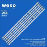 Sanyo Fw55r70f 55'' 6 Adet Tv Led Bar (Tvnizi Açıp İçindeki Led Barla Birebir Aynısı Olduğunu Görmeden Almayınız. Sonrasında İade Almamaktayız.)