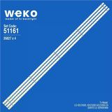 Sanyo Le 42R40hwm 42'' 4 Adet Tv Led Bar (Tvnizi Açıp İçindeki Led Barla Birebir Aynısı Olduğunu Görmeden Almayınız. Sonrasında İade Almam