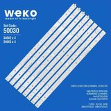 Sanyo Le100s13fa 39'' İnç 8 Adet Tv Led Bar (Tvnizi Açıp İçindeki Led Barla Birebir Aynısı Olduğunu Görmeden Almayınız. Sonrasında İade