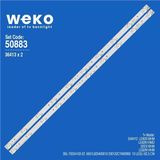 Sanyo Le82n14hm 32'' İnç 2 Adet Tv Led Bar (Tvnizi Açıp İçindeki Led Barla Birebir Aynısı Olduğunu Görmeden Almayınız. Sonrasında İade A