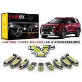 Sanyong Torres (2023-2025) LED Iç Aydınlatma Ampul Seti Femex Parlak Beyaz