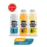 saol vitamin water Immuno Energy Pack - Antioxidant C+Mix Multi-V 6’lı Paket | 500 ml Şekersiz Vitamin İçecek Seti