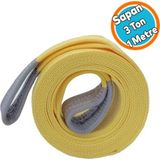 Sapan Polyester Spanzet 3 Ton 1 Metre Sarı Sağlam Yük Kaldırma Taşıma Indirme Halat - Renkli