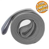 Sapan Polyester Spanzet 4 Ton 2 Metre Gri Saglam Yuk Kaldirma Tasima Indirme Halat