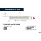 Sapancı SPC1216-26F Çelik Kablo / Hortum Çorabı - Gümüş Grisi