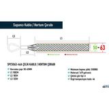 Sapancı SPC5063-46A Çelik Kablo / Hortum Çorabı - Renk - Gümüş Grisi