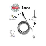 Sapcı Premium 3 metre 9mm Matkaplı kullanım Özel Seri Lavabo Gider Boru Açıcı Kanal Susta Giderlerde Tıkanık Açıcı