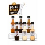 Saphori 6’lı Kahve ve Kokteyl Şurubu Seti 1500 ML (6x250 ML) Yoğun Aromalı Profesyonel Seri