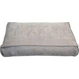 Sapien Home Yer Minderi 40X60CM Çıkarılabilir ve Yıkanabilir Kılıflı - 40 x 60 cm - Gri